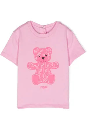 Fendi Flocked logo-print cotton T-shirt