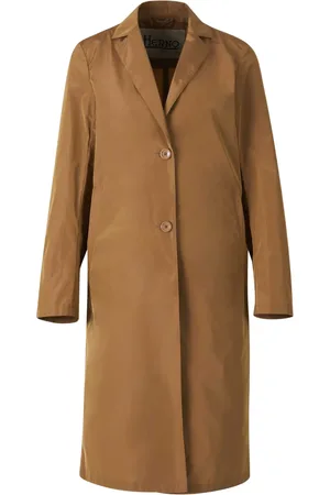 HERNO Buttoned garbadine jacket