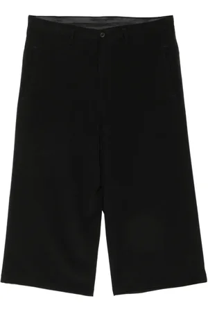 YOHJI YAMAMOTO Drawstring cropped trousers