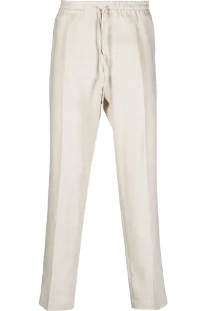 BRIGLIA Slim-fit drawstring trousers