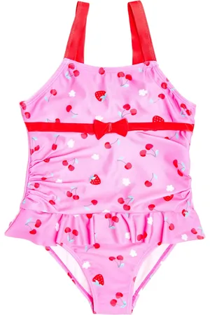 SOLISWIM KIDS Fruit-print swimsuit