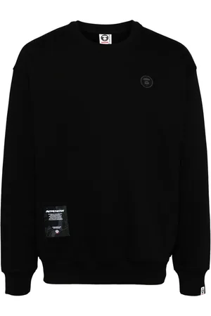 A Bathing Ape Logo patch sweatshirts