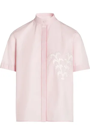 Giambattista Valli Floral-appliqu?? shirt