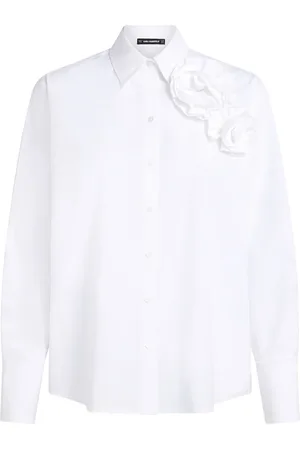 Karl Lagerfeld Floral appliqu?? shirt