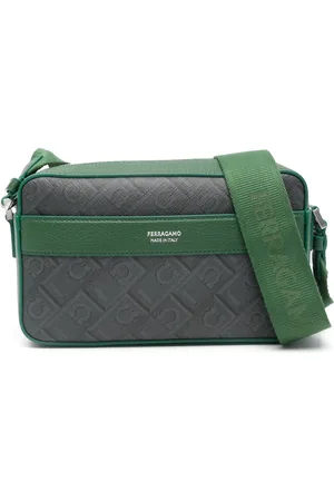 Salvatore Ferragamo Gancini-pattern messenger bag