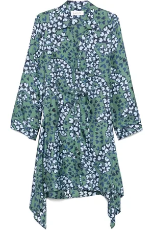 Lanvin Floral-print midi dress