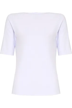 Uma Raquel Davidowicz Boat-neck ribbed top