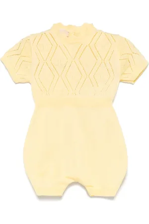 Elisabetta Franchi Embossed-monogram romper