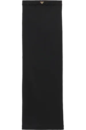 Prada Ribbed jersey midi skirt