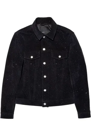 Purple Brand Buttoned leather jacket