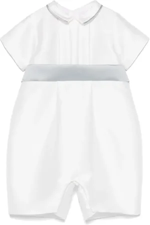 LA STUPENDERIA Satin-finish romper