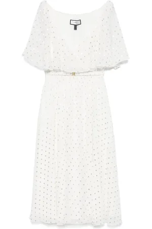NISSA Polka-dot midi dress