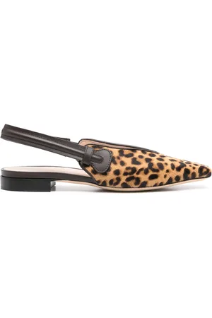 RODO Leopard-print ballerina shoes