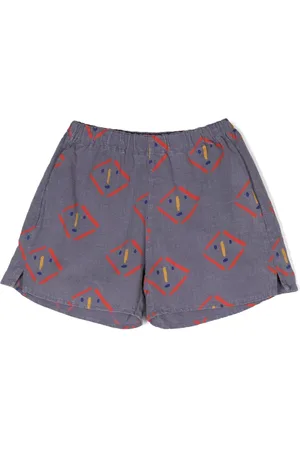 Bobo Choses Masks-print cotton shorts