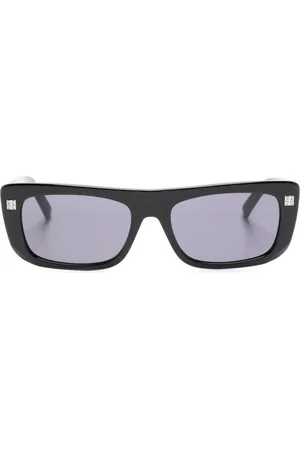 Givenchy Logo-engraved rectangle-frame sunglasses