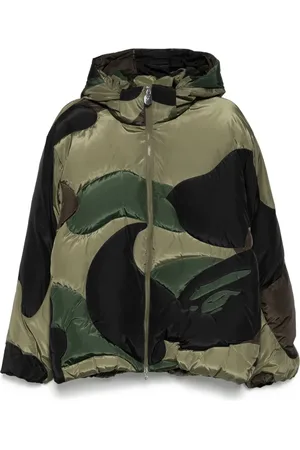 A Bathing Ape 1ST camo down jacket