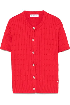 Manuel Ritz Cotton short-sleeve cardigan