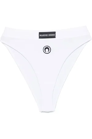 Marine Serre Crescent Moon-embroidery briefs
