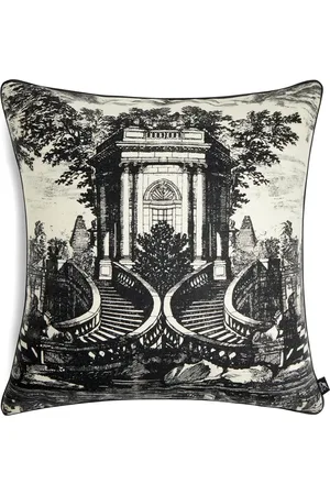 FORNASETTI Giardino Settecentesco cashmere cushion (50cm x 50cm)