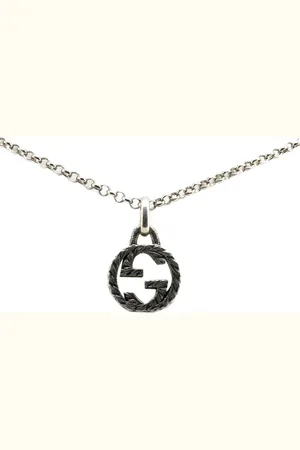 Gucci 2000-2015 Sterling Interlocking G Pendant necklace