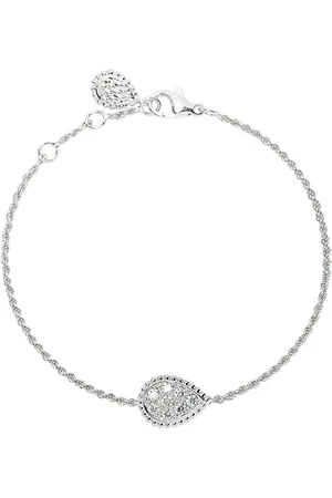 Boucheron 18kt white gold Serpent Bohème diamond S motif bracelet