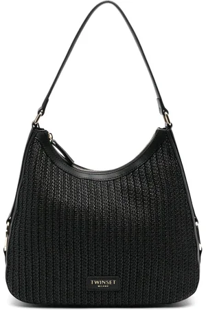 Twin-Set Logo-patch shoulder bag
