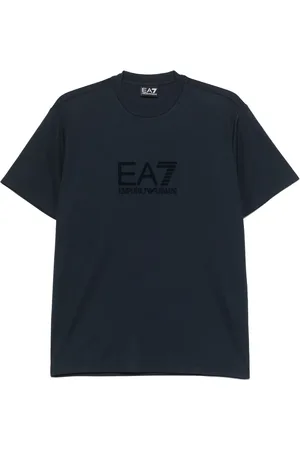 EA7 Flocked-logo T-shirt