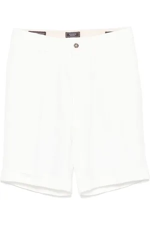 PESERICO SIGN Linen bermuda shorts