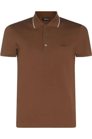 Ermenegildo Zegna Logo-embroidered polo shirt