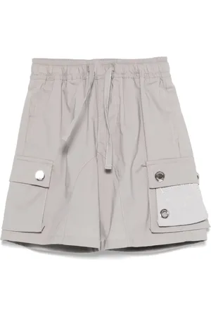 Iceberg Logo-embroidered cargo shorts