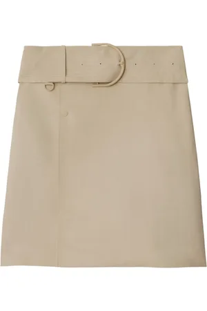 Burberry Wrap canvas skirt