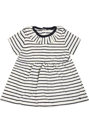 Petit Bateau Horizontal stripe cotton dress