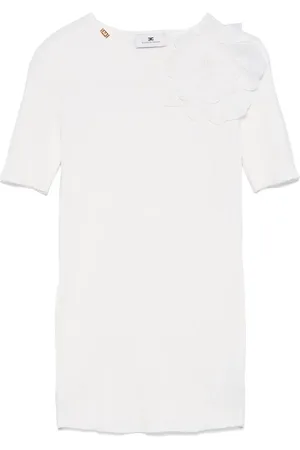 Elisabetta Franchi Floral-appliqué top