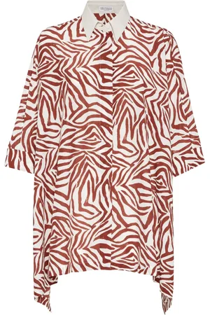 Brunello Cucinelli Cotton-silk shirt