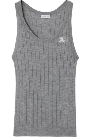Burberry EKD intarsia-logo cashmere vest