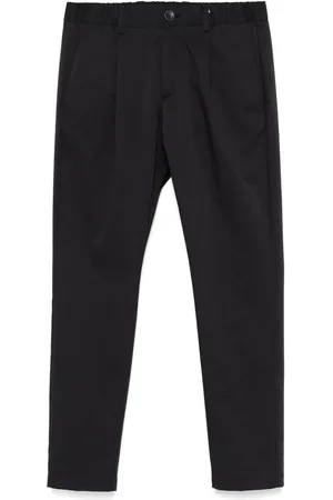 HERNO Logo-plaque tapered trousers