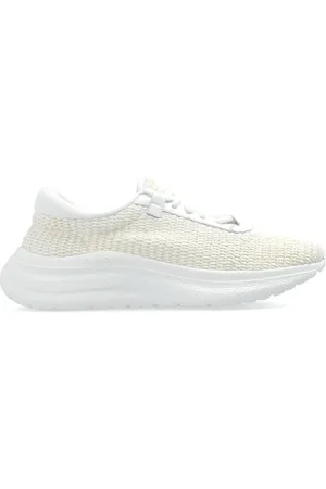 Casadei Mia woven-design leather sneakers