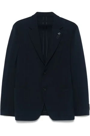 LARDINI Brooch-detail blazer
