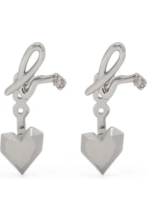 AGNÈS B. Heart earrings