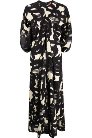 Colville Cocoon brushstroke-print maxi dress