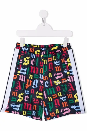 Palm Angels Monogram-print track shorts