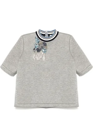 DICE KAYEK Crystal-embellished T-shirt