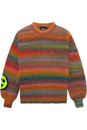 BARROW Logo intarsia-knit jumper
