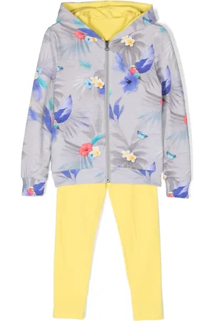 Lapin House Floral-print tracksuit