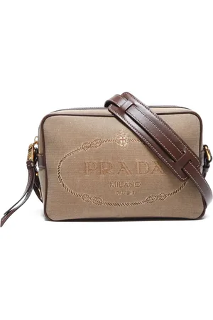 Prada 2010-2020 logo-jacquard shoulder bag