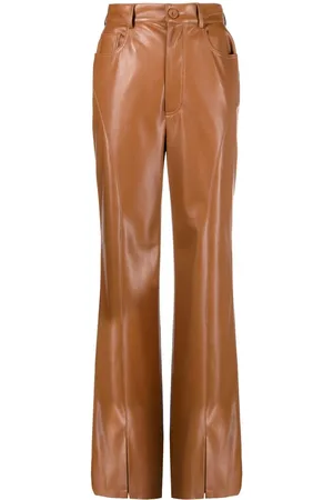 Nanushka Curved seam straight-leg trousers