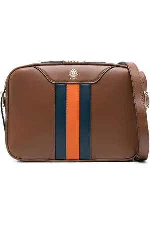 Bally Stripe-detailed shoulder bag