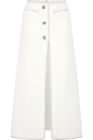 Giambattista Valli Tweed maxi skirt