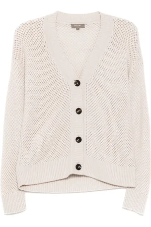 N.PEAL Mesh stitch cardigan