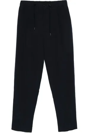 Giorgio Armani Pleat-detailing linen trousers